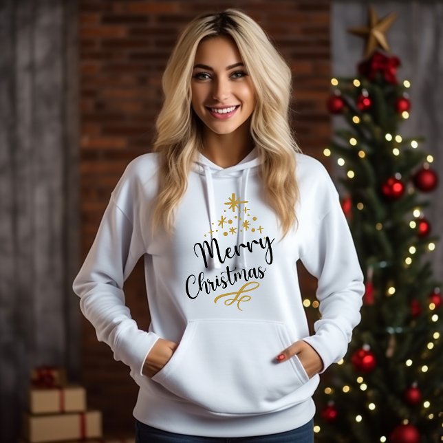 Moletom Minimalist Christmas Tree - Festive and Simple (Criador carregado)