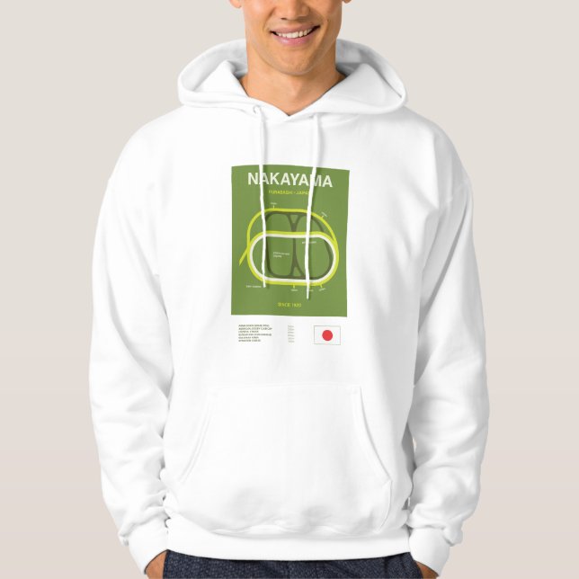 Moletom Minimalist Nakayama Horse Racing Print Hoodie (Frente)