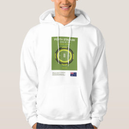 Moletom Minimalist Perth Cricket Ground Line Print Hoodie