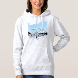 Moletom Minimalist Winter Mountain Adventure Sweatshirt -