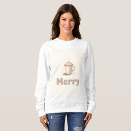 Moletom Minimalista Chocolate Caliente Merry | Estética Ac