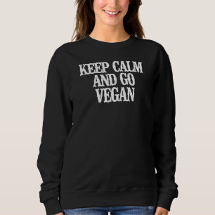 Moletom Minimalista Fique Calmo E Vá Vegan
