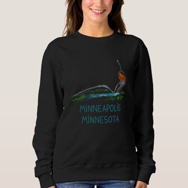Moletom Minneapolis City Minnesota souvenir  for men women (Frente)