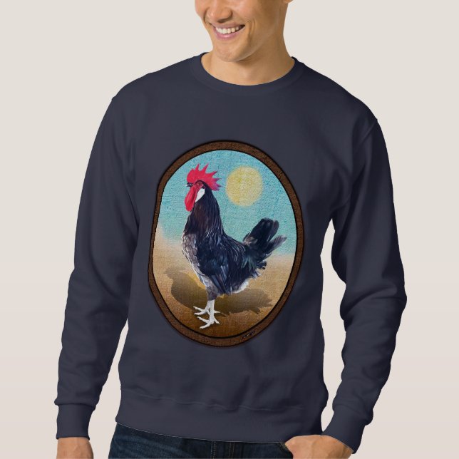 Moletom Minorca Rooster Vintage Oval (Frente)