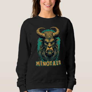 Moletom Minotaur Retro Vintage Greek Mythology Graphic 1