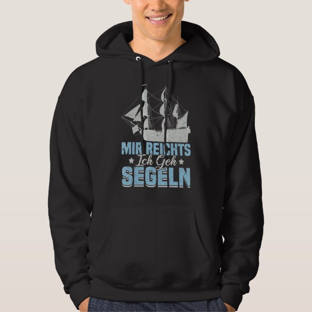 Moletom Mir Reichts Ich Geh Navegando Embarcação (Frente)