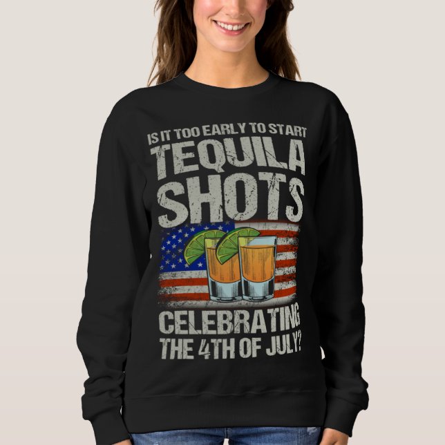 Moletom Mis Amigos 4th of July Salt Lime & Tacos Tequila (Frente)