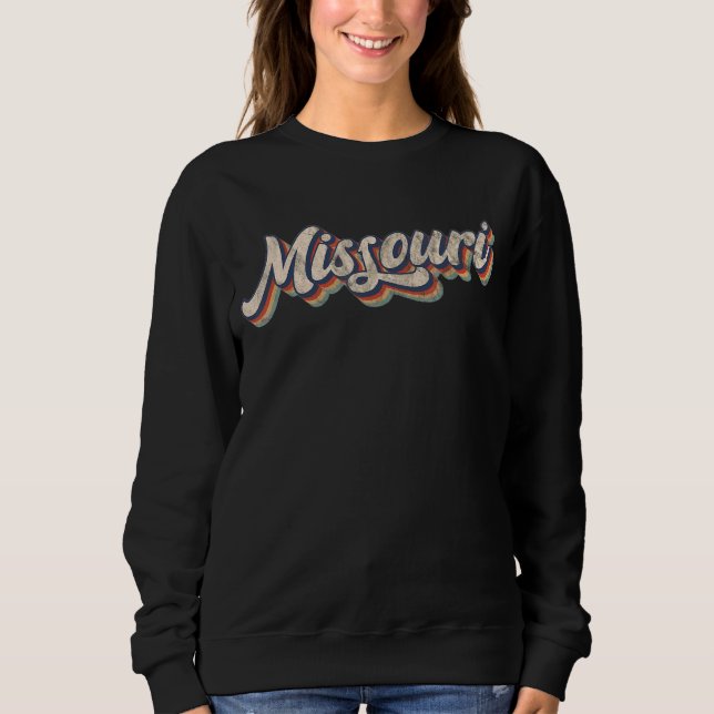 Moletom Missouri Mo Vintage State Retro (Frente)