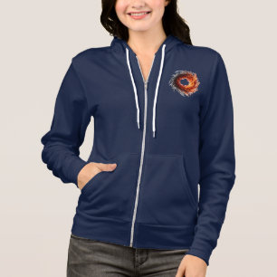 Moletom Misteriosa Warlock do Inferno Zip Hoodie