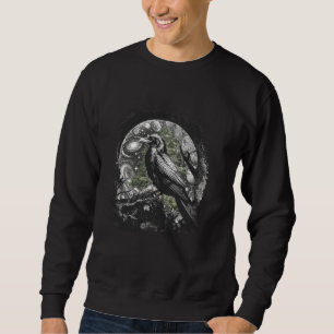 Moletom Mística Occulta Crow Crow Raven Fairy Halloween