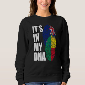 Moletom Misto de Neozelandês e Beninense DNA Bandeira Hera