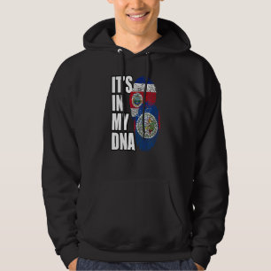 Moletom Mistura De Bandeira De Dna De Herança Belizenha E