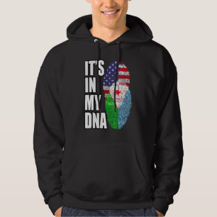 Moletom Mistura de DNA Americano e Djibutiano Bandeira Pat