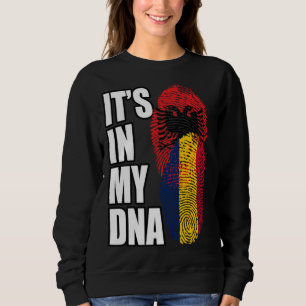 Moletom Mistura de DNA da Bandeira do Chade e da Albânia P