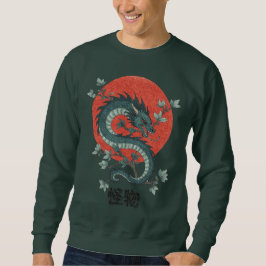 Moletom Mítica Besta Sobe Sob Sol Vermelho