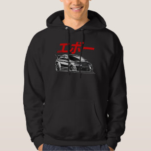 Moletom Mitsubishi EVO Japão Estilo T-Shirt Para Mulheres
