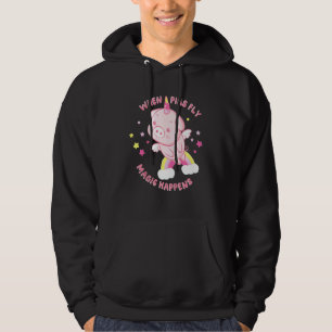 Moletom Miúdos Unicorn Voam Com Mágica
