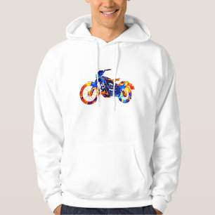 MOLETOM MIX NEON PINT DE MOTOCICLO COLORIDO