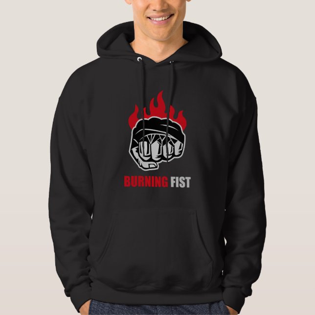 Moletom MMA Fighter Burning Fist (Frente)
