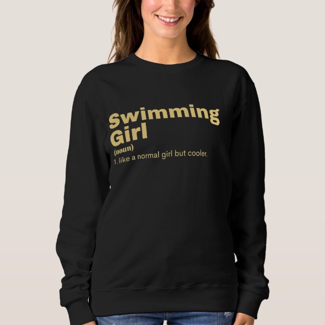 Moletom mming Girl - Swimming (Frente)