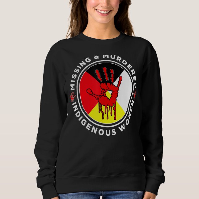 Moletom Mmiw Missing & Murted Indígenas Women Medicine (Frente)