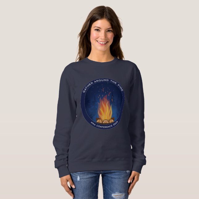 Moletom MNA Conference 2025 Women's Sizing Sweatshirt Navy (Frente Completa)