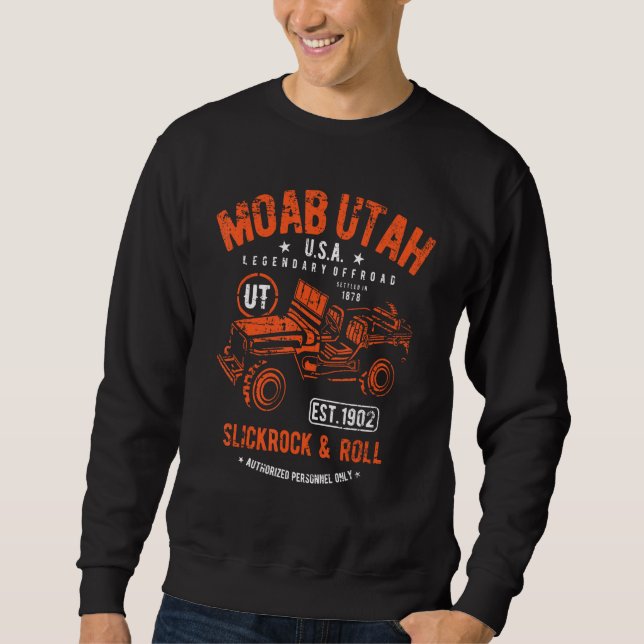 Moletom Moab Utah EUA Offroad Slickrock Desgastado 4x4 9 (Frente)