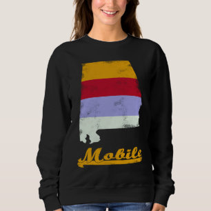 Moletom Mobile Alabama Retro Vintage Estimulou o Sout dos 