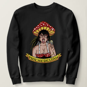 Moletom Moça de cogumelo