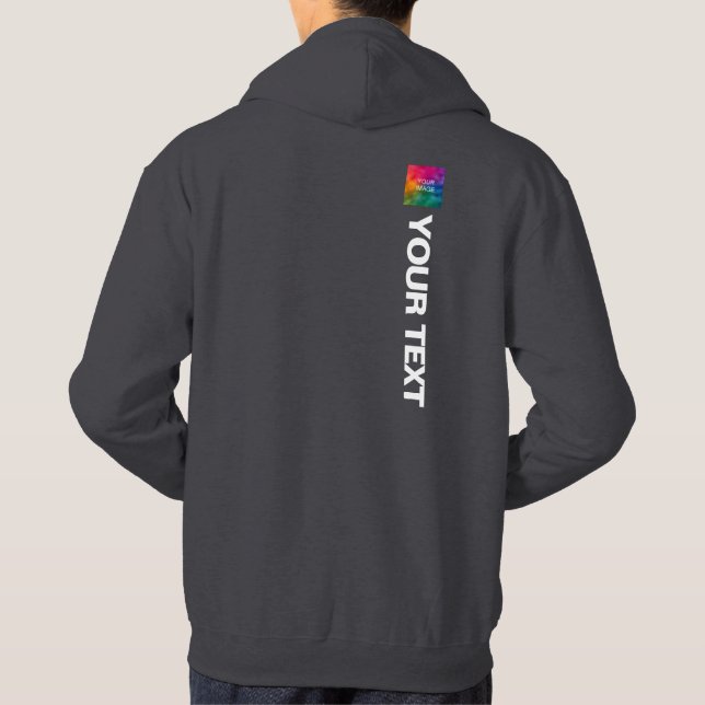 Moletom Modelo de Design de Traseira de Roupas Masculinas  (Verso)