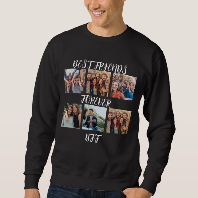 Moletom Modelo de Foto Personalizado "Melhores Amigos para (Frente)