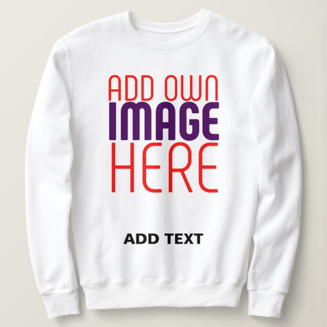 MOLETOM MODELO DE TEXTO DE IMAGEM BRANCA SIMPLES EDITÁVEL  (Frente do Design)
