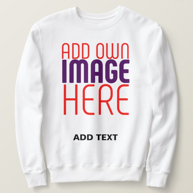 MOLETOM MODELO DE TEXTO DE IMAGEM BRANCA SIMPLES EDITÁVEL  (Frente do Design)