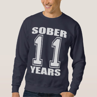 Moletom Modere 11 anos branco na obscuridade
