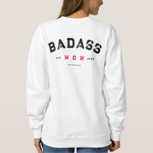 Moletom Modern BADASS MOM Solteiro Forte Mãe