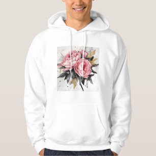 Moletom Moderno design de Rosa Rosa minimalista e elegante