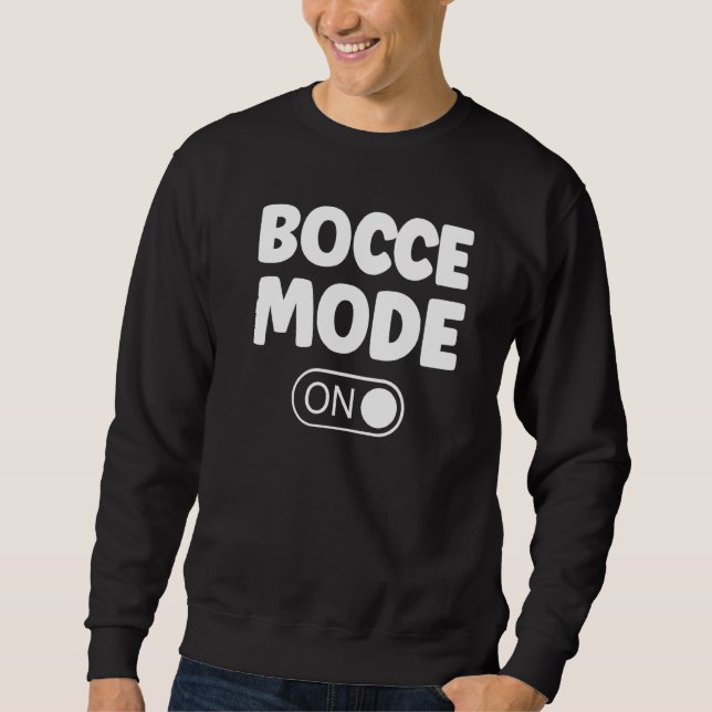 Moletom Modo Bocce Na Fábrica Para Jogadores Bocce Bocce B (Frente)