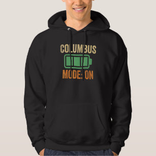 Moletom Modo Columbus no Projeto de Bateria