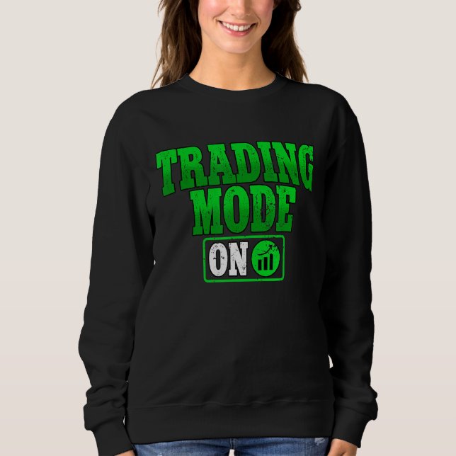 Moletom Modo Comercial No Cripto Blocchain Trader (Frente)