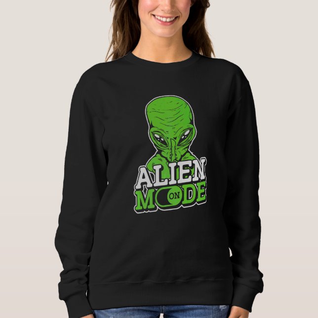Moletom Modo De alienígena No Navio Espacial Et Extraterre (Frente)