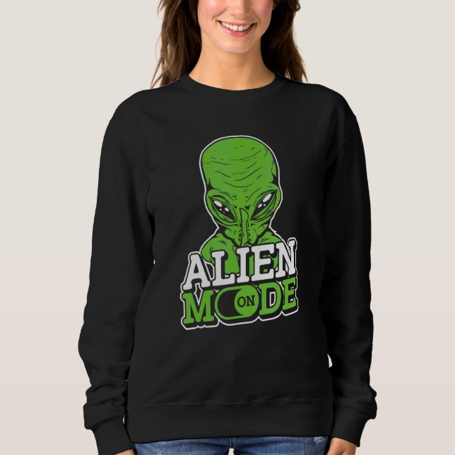 Moletom Modo De alienígena No Navio Espacial Et Extraterre (Frente)
