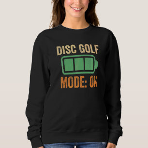 Moletom Modo de Disco de Golfe na Bateria