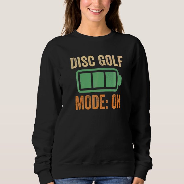 Moletom Modo de Disco de Golfe na Bateria (Frente)
