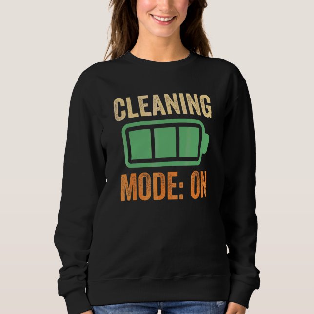 Moletom Modo de Limpeza na Bateria Design (Frente)
