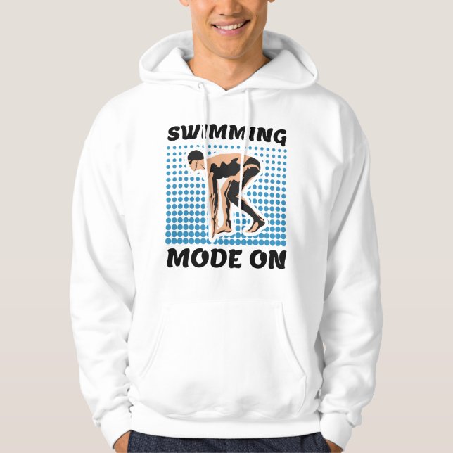 Moletom Modo de Nadação ativado - Piscina (Frente)