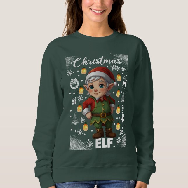 Moletom Modo de Natal Elf (Frente)