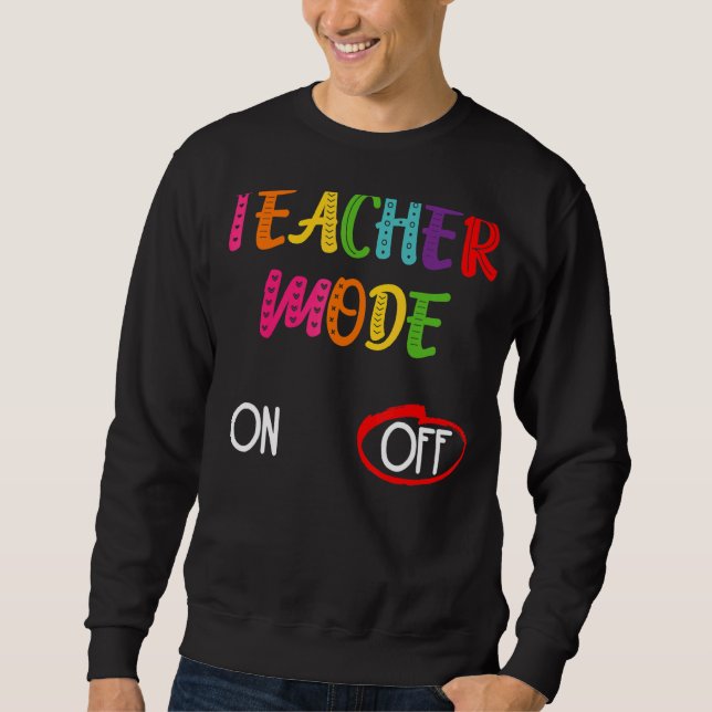 Moletom Modo De Professora Fim Do Ano Olá Verão (Frente)