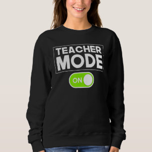 Moletom Modo De Professora No Ensino Entusiasta Escola Edu