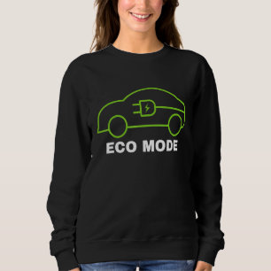 Moletom Modo ecológico Veículo Elétrico Renovável Limpo El
