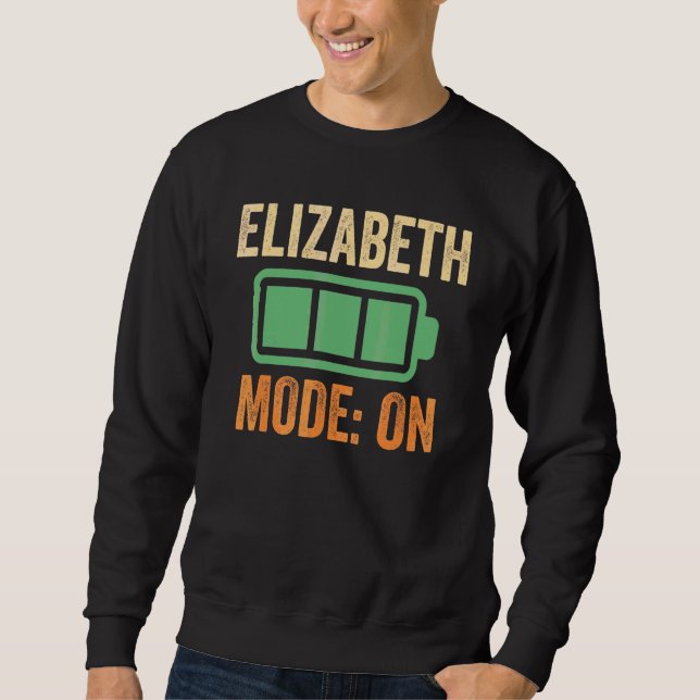 Moletom Modo Elizabeth em Projeto de Bateria (Frente)